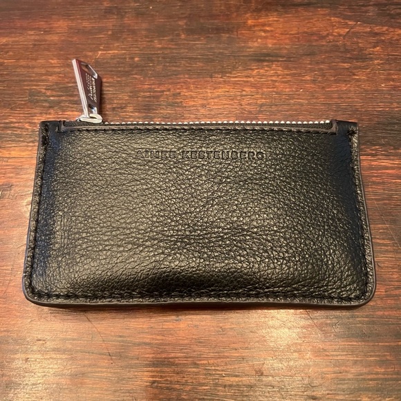 Aimee Kesterberg Black Leather Card Holder - Picture 2 of 4